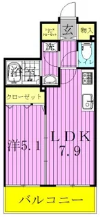 ジュイール桜イースト【9階】の間取り