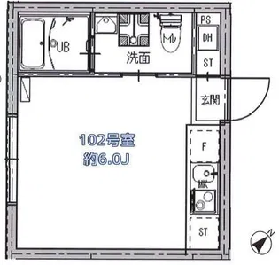 ディアマンテ糀谷【1階】の間取り