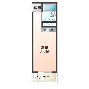コスモレジデンス玉出【1階】の間取り