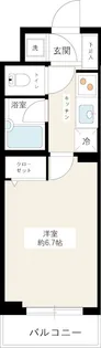 ヴェルト西馬込【2階】の間取り
