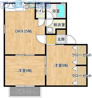 カルティエII【1階】の間取り