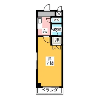 changuII金山【10階】の間取り