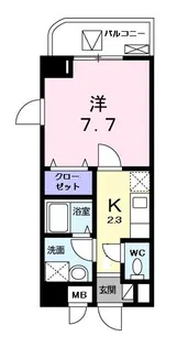 ヴァンクレール III【4階】の間取り