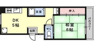ベクヴェーム本山【4階】の間取り