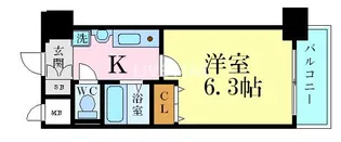 プレサンス京都四条堀川【5階】の間取り
