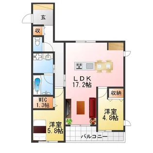 メゾン・ヒロ【2階】の間取り