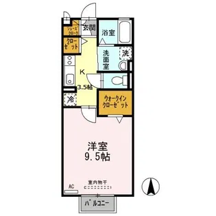 プロスパー【2階】の間取り