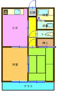 アーバンハイム21【2階】の間取り