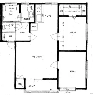 アイリスE【1階】の間取り