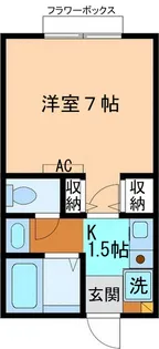 SJウッドハウス B棟【2階】の間取り