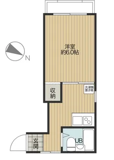 コーポ竹本 P込【3階】の間取り
