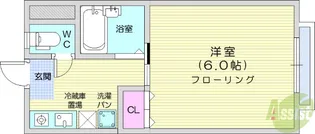 メゾン川内A棟【1階】の間取り