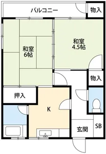 泉ニューコーポ【2階】の間取り