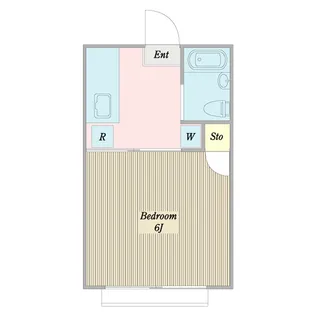 ユースハイツ【1階】の間取り