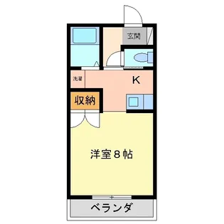 エターナル・ブルー【1階】の間取り