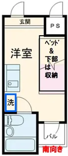 TOP Room品川第2【9階】の間取り