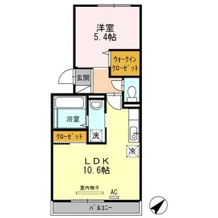 ローズ新町【2階】の間取り