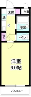 ベルトピア大和桜ヶ丘【2階】の間取り