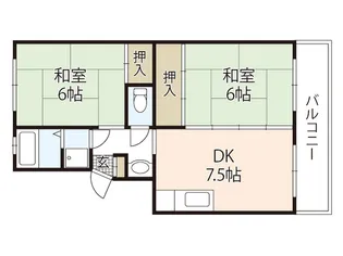 しづマンション【2階】の間取り