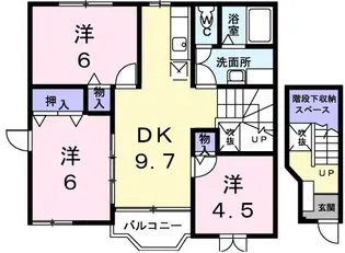フローリア【2階】の間取り