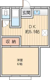 リトルハウス【1階】の間取り