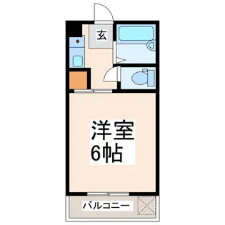 1Kの間取り画像