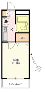 クリーンハイツ坂戸【3階】の間取り