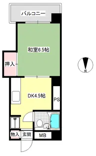 グリーンハウス高橋【7階】の間取り