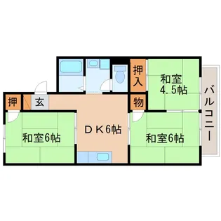 サード・オー・エム【1階】の間取り