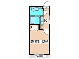 グラスプラス栄町I【3階】の間取り
