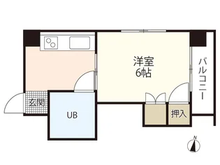 ピュアシティ【3階】の間取り