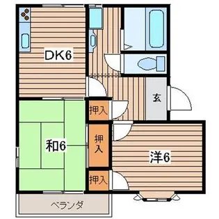 エクセレント【2階】の間取り