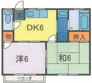 エステート1【1階】の間取り