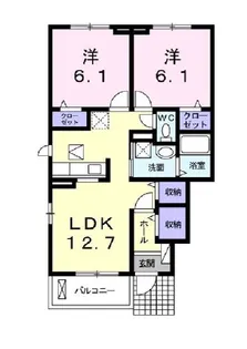 陽和 II【1階】の間取り