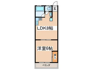 町田園マンション【3階】の間取り