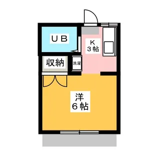 シャトール下赤塚【1階】の間取り