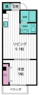 Casa de Tachikawa【3階】の間取り