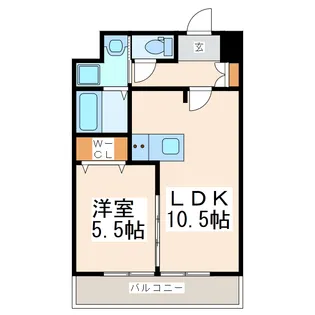 フォーエス本山【2階】の間取り