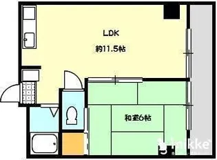 コンフォール錦町【3階】の間取り