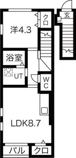 ヒナハウス【2階】の間取り