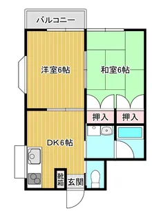 プラザ21【2階】の間取り