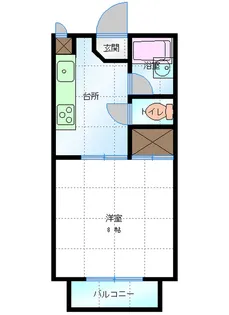 サンフォーラムA【2階】の間取り
