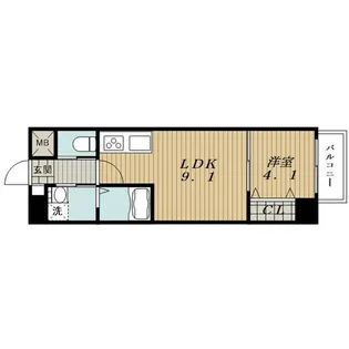 愛知県名古屋市中区松原1【マンション】の間取り