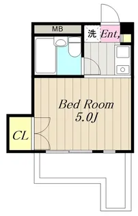 ジルバレー【2階】の間取り