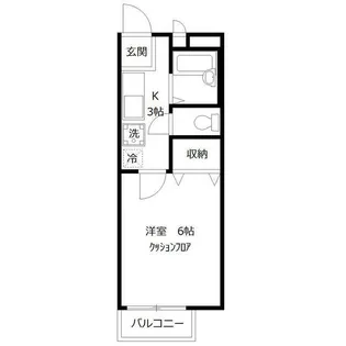 1Kの間取り画像