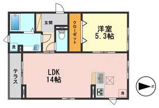 ステラカーサ【1階】の間取り