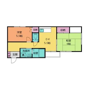 シャンブル28【1階】の間取り