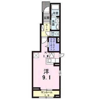 リヴェール【1階】の間取り