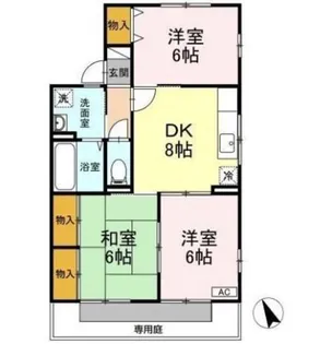 ピュアOGAWA【1階】の間取り