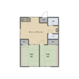 コーポミノシマ【1階】の間取り